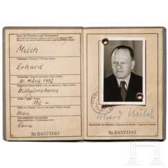 GFM Erhard Milch - Personalausweis der BRD, 1964