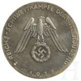 Siegerplakette "2. Reichs-Schiwettkämpfe der Hitlerjugend 1937" - Foto 1