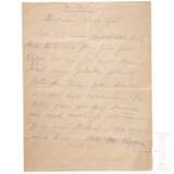 Hermann Göring - eigenhändiger Brief an seine Tochter Edda aus Nürnberg, 1945/46 - фото 1