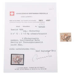 Switzerland / transitional period / Zurich postal district - 2 1/2 centimes, so-called