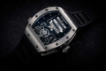RICHARD MILLE, RM-69 EROTIC TOUBILLON, AN EXTREMELY RARE LIMITED EDITION TITANIUM WRISTWATCH