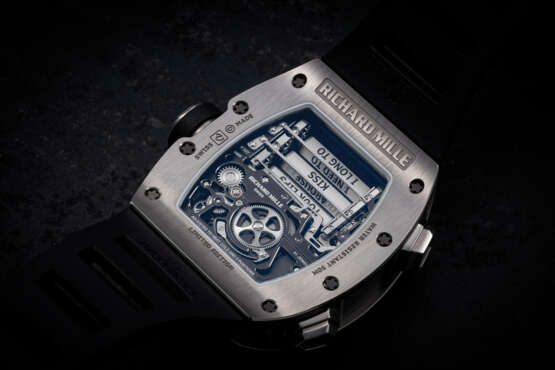 RICHARD MILLE, RM-69 EROTIC TOUBILLON, AN EXTREMELY RARE LIMITED EDITION TITANIUM WRISTWATCH - photo 2