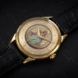 ESKA, A RARE GOLD AUTOMATIC WRISWATCH WITH CLOISONNÈ ENAMEL DIAL - Prix ​​des enchères