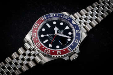 ROLEX, GMT-MASTER II, REF. 126710BLRO, A STEEL AUTOMATIC DUAL TIME WRISTWATCH