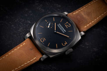 PANERAI, RADIOMIR 1940 3 DAYS PAM 00532, A STEEL DLC-COATED LIMITED EDITION WRISTWATCH MADE FOR THE PANERISTI