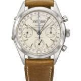 ROLEX. AN EXTREMELY RARE AND SUPERBLY WELL PRESERVED STAINLESS STEEL CHRONOGRAPH TRIPLE CALENDAR WRISTWATCH - photo 1