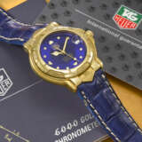 TAG HEUER. AN ATTRACTIVE 18K GOLD AUTOMATIC WRISTWATCH WITH SWEEP CENTRE SECONDS WITH DATE - photo 3