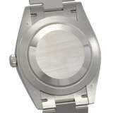 ROLEX. A RARE AND HEAVY PLATINUM AND AUTOMATIC WRISTWATCH WITH SWEEP CENTRE SECONDS, DAY, DATE AND BRACELET - Foto 4