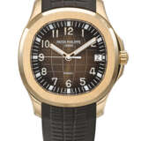 PATEK PHILIPPE. A VERY RARE 18K PINK GOLD AUTOMATIC WRISTWATCH WITH SWEEP CENTRE SECONDS AND DATE - photo 1