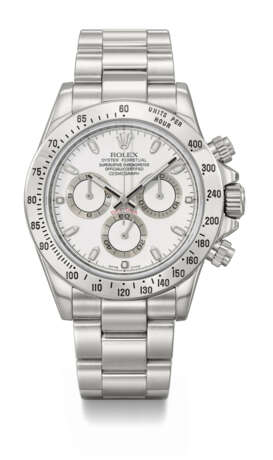 ROLEX. A `NEW OLD STOCK` STAINLESS STEEL AUTOMATIC CHRONOGRAPH WRISTWATCH WITH BRACELET - фото 1