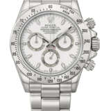 ROLEX. A `NEW OLD STOCK` STAINLESS STEEL AUTOMATIC CHRONOGRAPH WRISTWATCH WITH BRACELET - photo 1