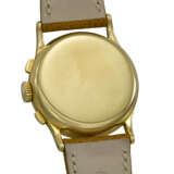 PATEK PHILIPPE. A RARE AND ATTRACTIVE 18K GOLD CHRONOGRAPH WRISTWATCH WITH BREGUET NUMERALS - фото 3