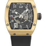 RICHARD MILLE. A RARE 18K PINK GOLD AUTOMATIC SKELETONIZED WRISTWATCH WITH SWEEP CENTRE SECONDS AND DATE - фото 1