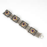 Trachtenarmband mit Amethysten. - Foto 1