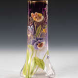 Vase mit Stiefmütterchendekor, Legras & Cie. - Foto 1