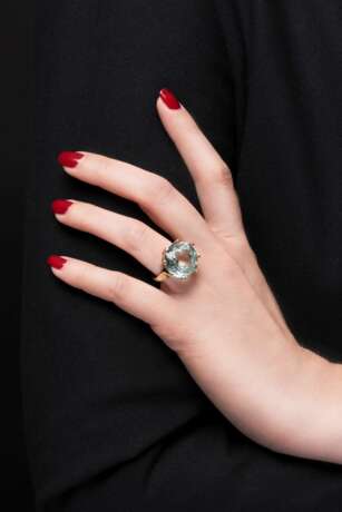 Vintage Aquamarin-Ring. - фото 2