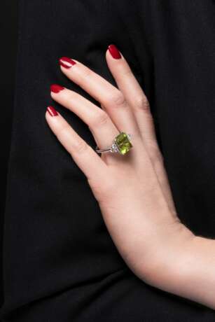 Peridot-Brillant-Ring. - photo 2