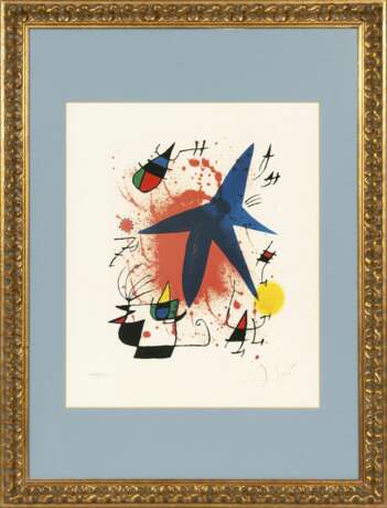 Joan Miró (Barcelona 1893 - Palma de Mallorca 1983). L'étoile bleu. - фото 2