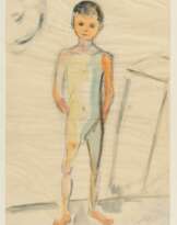 Gabriele Daube (Hamburg 1901 - Hamburg 1988). Stehender Knabe.