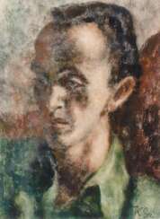 Kurt Günther (Gera 1893 - Stadtroda 1955). Selbstportrait.