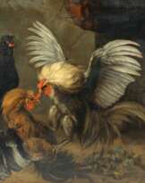 Giorgio Duranti (Brescia 1687 - Palazzolo sull'Oglio 1753), zugeschrieben. Hahnenkampf.