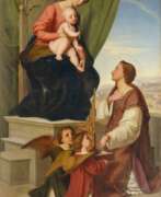 Фридрих Гезельшап. Friedrich Geselschap (Wesel 1835 - Rom 1898). Maria mit dem Kind und der Heiligen Cäcilia.