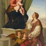 Friedrich Geselschap (Wesel 1835 - Rom 1898). Maria mit dem Kind und der Heiligen Cäcilia. - photo 1