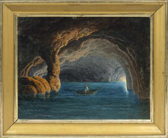 Anton Edvard Kieldrup (Hadersleben 1826 - 1869), zugeschrieben. Die Blaue Grotte. - Foto 2