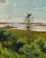 Vilhelm Kyhn (Kopenhagen 1819 - Frederiksberg 1903). Sommerlandschaft.