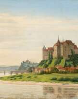 Carl Ludwig Jessen (Deezbüll bei Tondern 1833 - Deezbüll bei Tondern 1917). Meissen, die Albrechtsburg von Norden.
