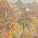Paul Kayser (Hamburg 1869 - Donaueschingen 1942). Herbstliche Bäume in Blankenese. - Foto 1