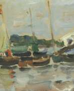 Вилли Фосс. Willi Voss (Hamburg 1902 - Hamburg 1976). Motiv an der Elbe.