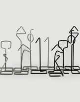 Thomas Werner (St. Blasien 1959), lebt und arbeitet in Stade. Freiluft-Schachspiel.