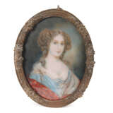 Miniatur: Porträt einer englischen Lady. - фото 1