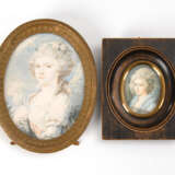2 Miniaturen: Damenbildnisse. - photo 1