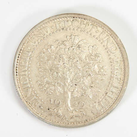 5 Reichsmark 1929, - фото 1