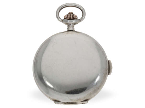 Taschenuhr: Silbersavonnette mit Viertelstundenrepetition, E. Leicht Mayer & Co. Luzerne, ca. 1930 - фото 7