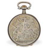 Taschenuhr: ausgesprochen schöne Jugendstil- Reliefuhr feinster Qualität, Ankerchronometer Louis Bottée - photo 6
