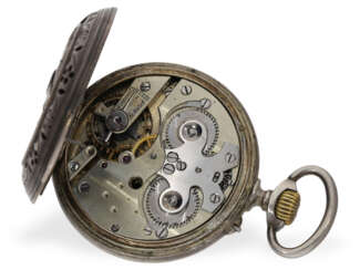 Taschenuhr: seltene, frühe Alarm-Uhr, sog. "The Cricket Alarm Watch", ca. 1890