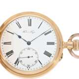 Taschenuhr: Goldsavonnette-Ankerchronometer, Hofuhrmacher Pavel Buhre No. 158586, hohe Werksqualität - photo 1