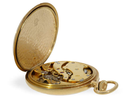 Taschenuhr: seltene Ulysse Nardin Schützenuhr in 18K Gold, Tir Federal Aarau 1924 - photo 5