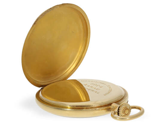 Taschenuhr: seltene Ulysse Nardin Schützenuhr in 18K Gold, Tir Federal Aarau 1924 - Foto 6