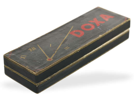 Armbanduhr: seltener, ganz früher Doxa Regulator Chronograph mit Originalbox, ca. 1930 - фото 6