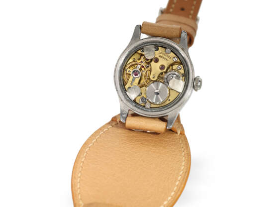 Armbanduhr: sehr seltene frühe Longines Herrenuhr "Tre Tacche" Ref..3777 von 1939 - photo 2