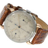 Armbanduhr: sehr seltener, früher Jaeger Chronograph in Stahl/Rotgold, Referenz 22487, 40er-Jahre - фото 1