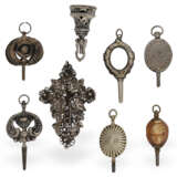 Uhrenschlüssel: umfangreiche Sammlung früher Taschenuhrenschlüssel, ca. 1750-1850 - фото 2