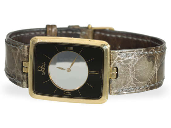Armbanduhr: Omega Rarität, "La Magique", sog. Scarface Ref. 191.8523, ca.1981, mit Servicepapieren - photo 3