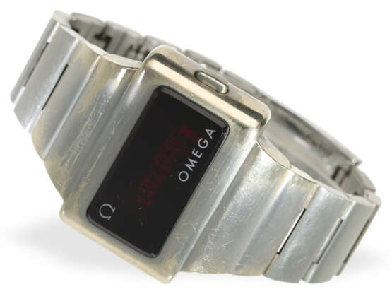 Armbanduhr: seltener vintage Omega Time Computer Ref. 196.0020, 70er-Jahre, Box & Papiere - Foto 4