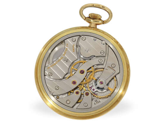 Taschenuhr: nahezu neuwertige vintage Taschenuhr von IWC, elegante Frackuhr Kaliber 952 - Foto 2