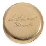 Taschenuhr: wunderschöne Miniatur-Gold/Emaille-Damenuhr mit Rokoko-Emaillemalerei im Watteau-Stil, Maurice Ditisheim, La Chaux-de-Fonds, No.113626, ca.1890 - photo 6